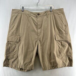 Levi's Shorts Mens Sz 42 Two Horse Brand Ripstop Cargo Outdoors Casual Tan Brown